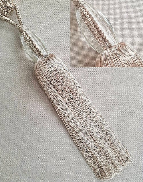 Copper Fox Pacific Curtain Tieback Oyster