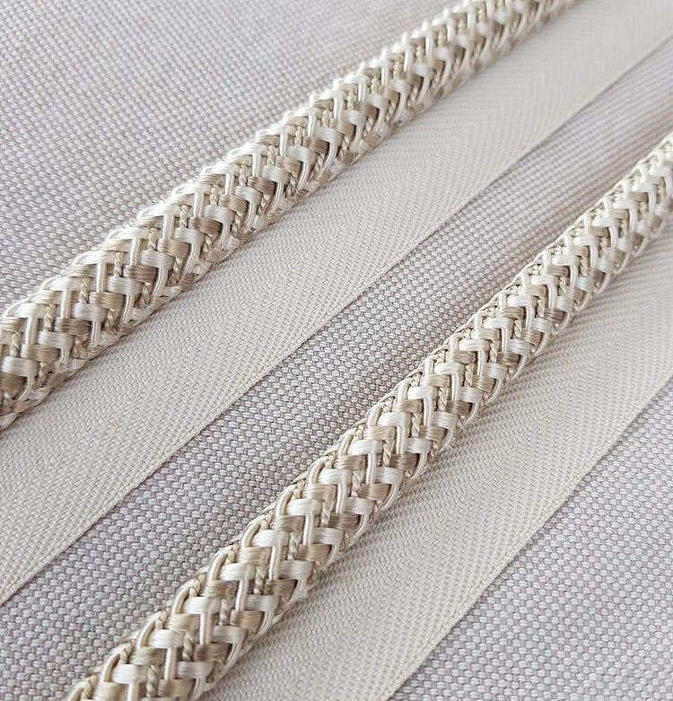 Copper Fox Gatsby Rope Trimming Beige