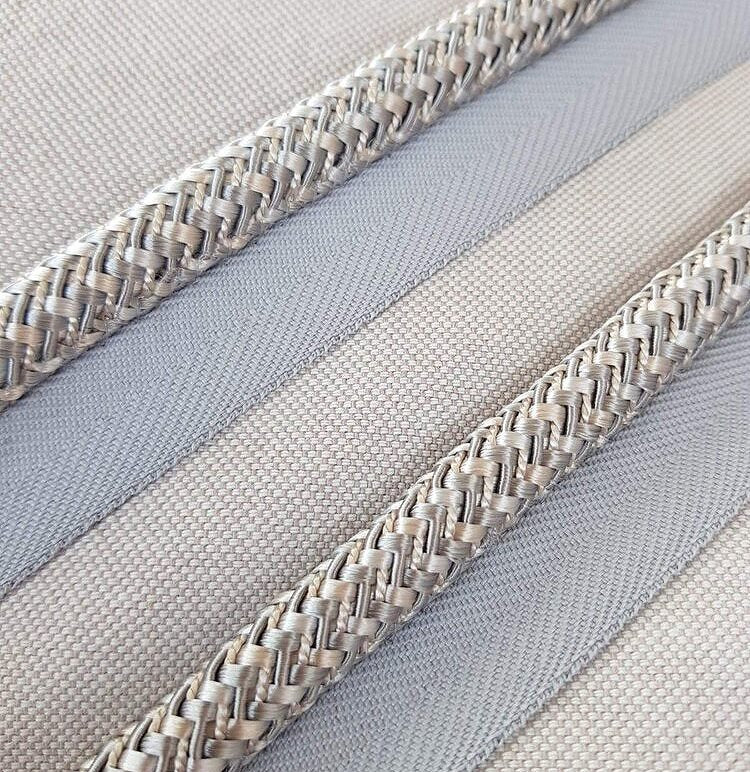 Copper Fox Gatsby Rope Trimming Silver