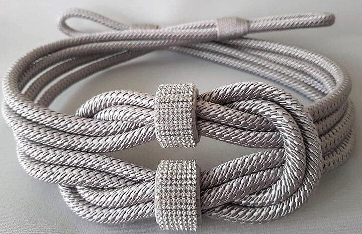 Copper Fox Gatsby Facetted Tieband Silver