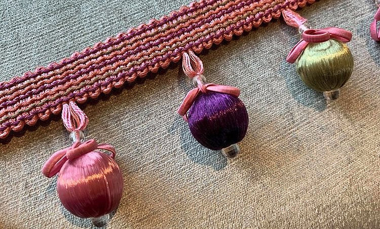 Copper Fox Memory Lane Fringe Trimming Blackberries