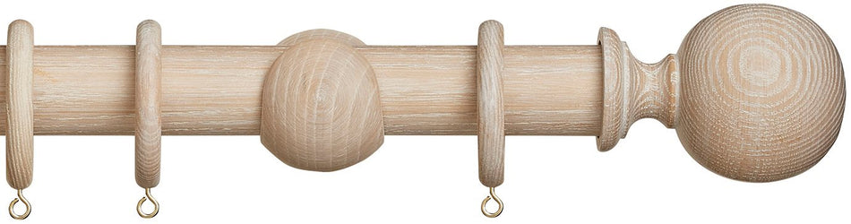 Hallis Eden 35mm Wood Pole Oatmeal Ball