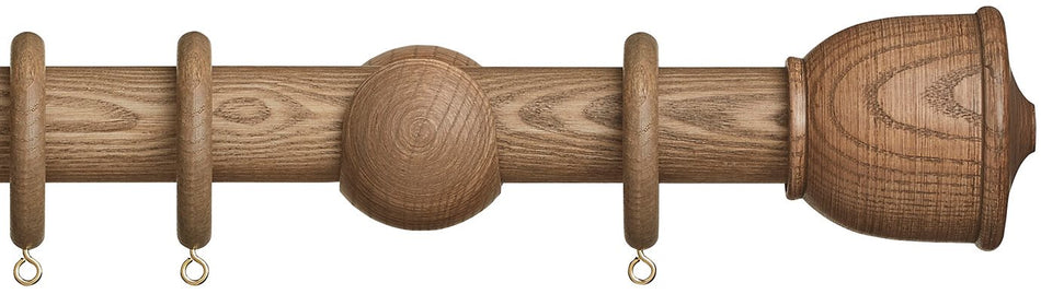 Hallis Eden 35mm Wood Pole Sisal Urn