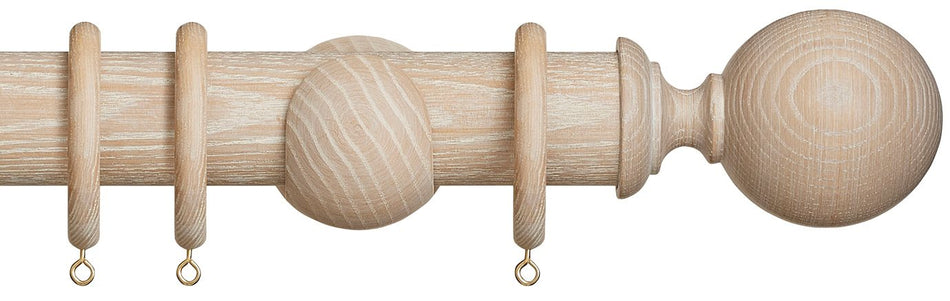 Hallis Eden 45mm Wood Pole Oatmeal Ball