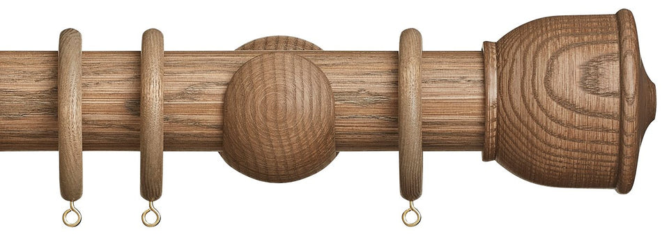Hallis Eden 45mm Wood Pole Sisal Urn