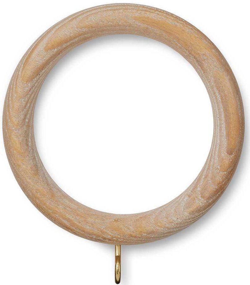 Hallis Eden 35mm and 45mm Wood Pole Rings Oatmeal