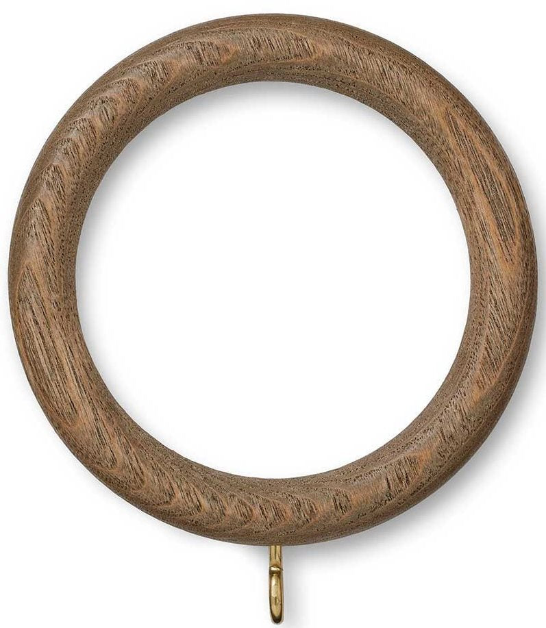 Hallis Eden 35mm and 45mm Wood Pole Rings Sisal