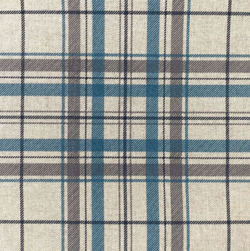 Chatham Glyn Highland Checks Kyle Bluebell Fabric