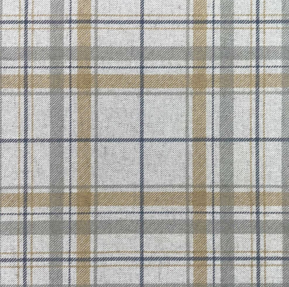 Chatham Glyn Highland Checks Kyle Buttercup Fabric