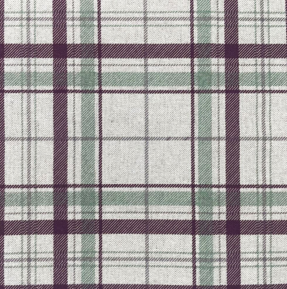 Chatham Glyn Highland Checks Kyle Heather Fabric