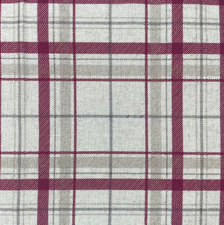 Chatham Glyn Highland Checks Kyle Poppy Fabric