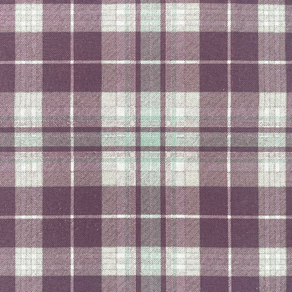 Chatham Glyn Highland Checks Maxwell Heather Fabric