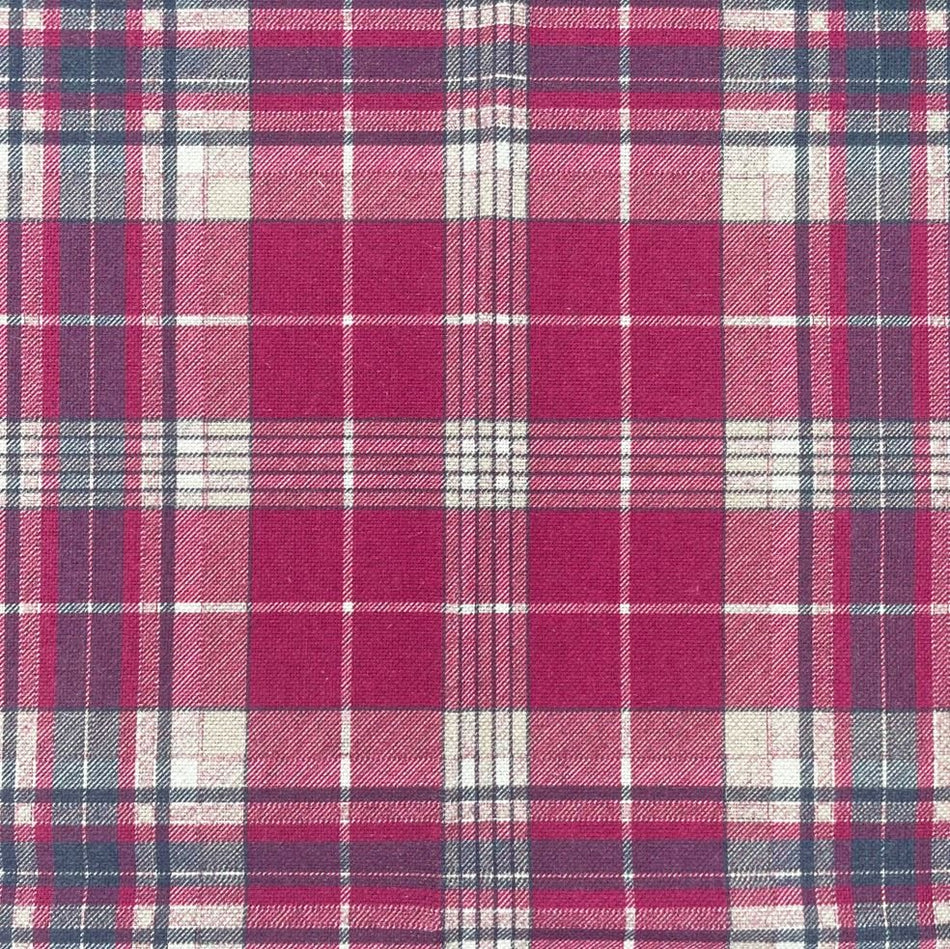 Chatham Glyn Highland Checks Maxwell Poppy Fabric