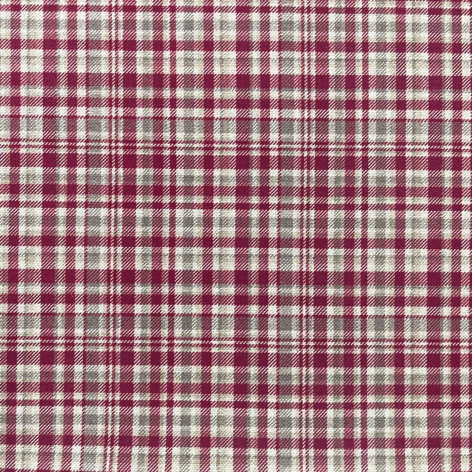 Chatham Glyn Highland Checks Ramsay Poppy Fabric
