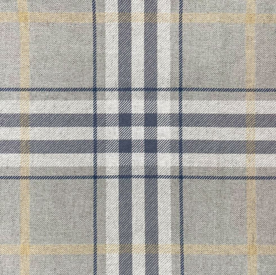 Chatham Glyn Highland Checks Tavish Buttercup Fabric
