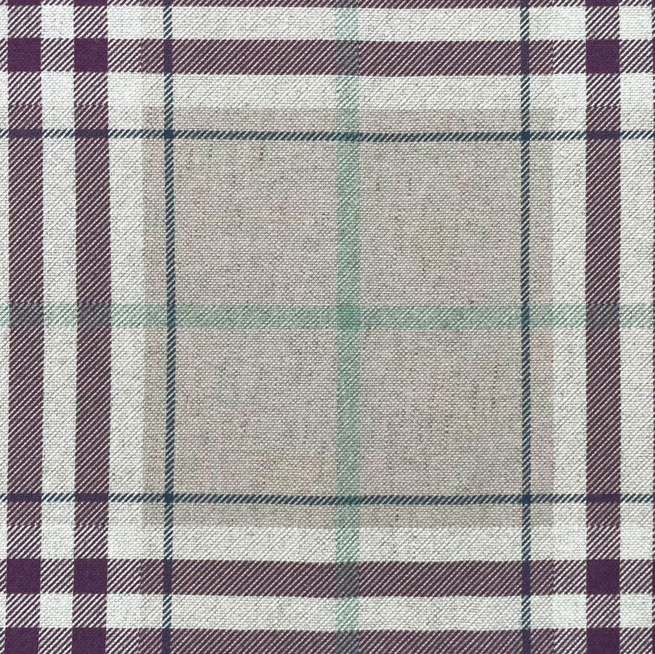 Chatham Glyn Highland Checks Tavish Heather Fabric