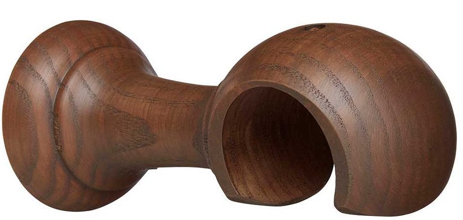 Hallis Eden 45mm Wood Clasp Bracket Cocoa