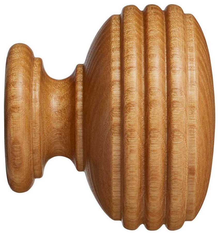 Hallis Eden 35mm and 45mm Finial only Ellipse Natural