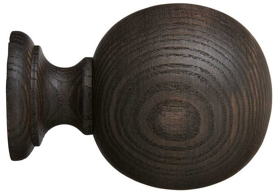 Hallis Eden 35mm and 45mm Finial only Ball Umber