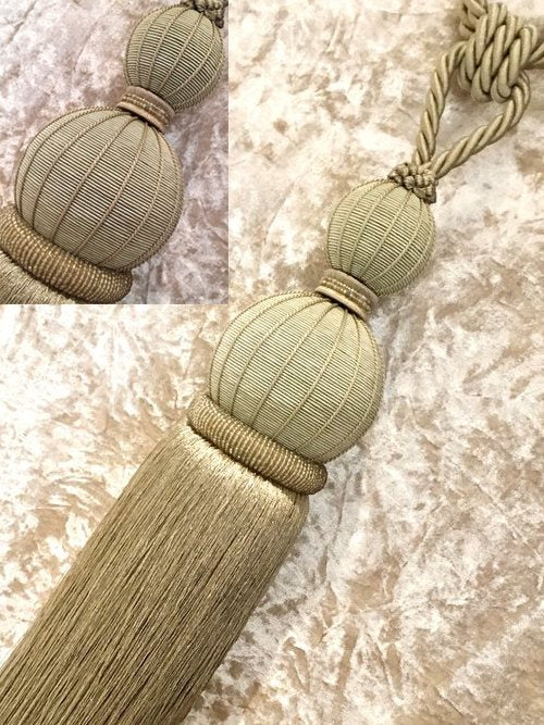 Copper Fox Imperial Rope Curtain Tieback Mink