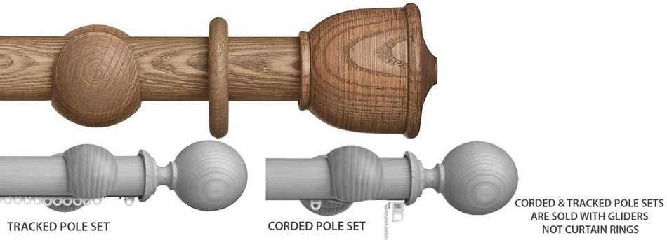 Hallis Eden 45mm Corded/Tracked Pole Sisal Urn