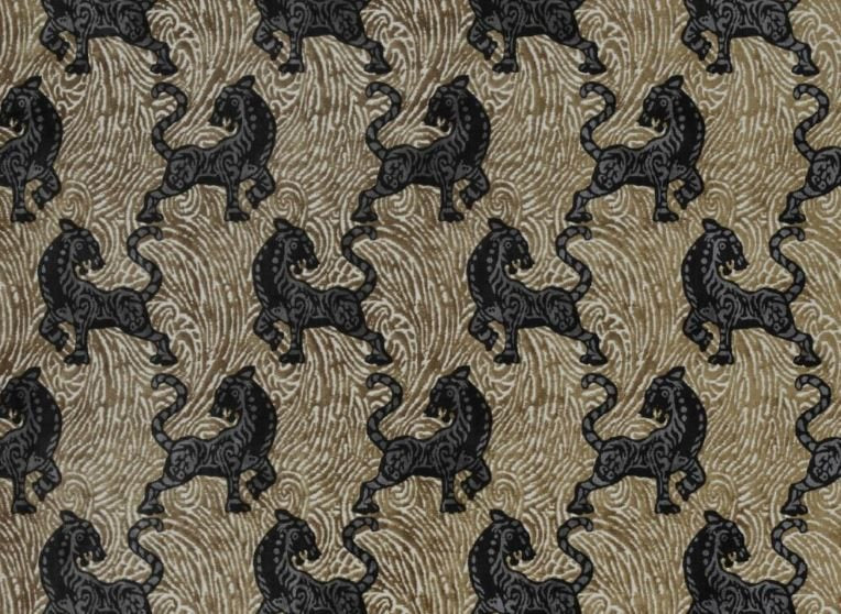 Kai Botanical Escape Kaida Brass Fabric