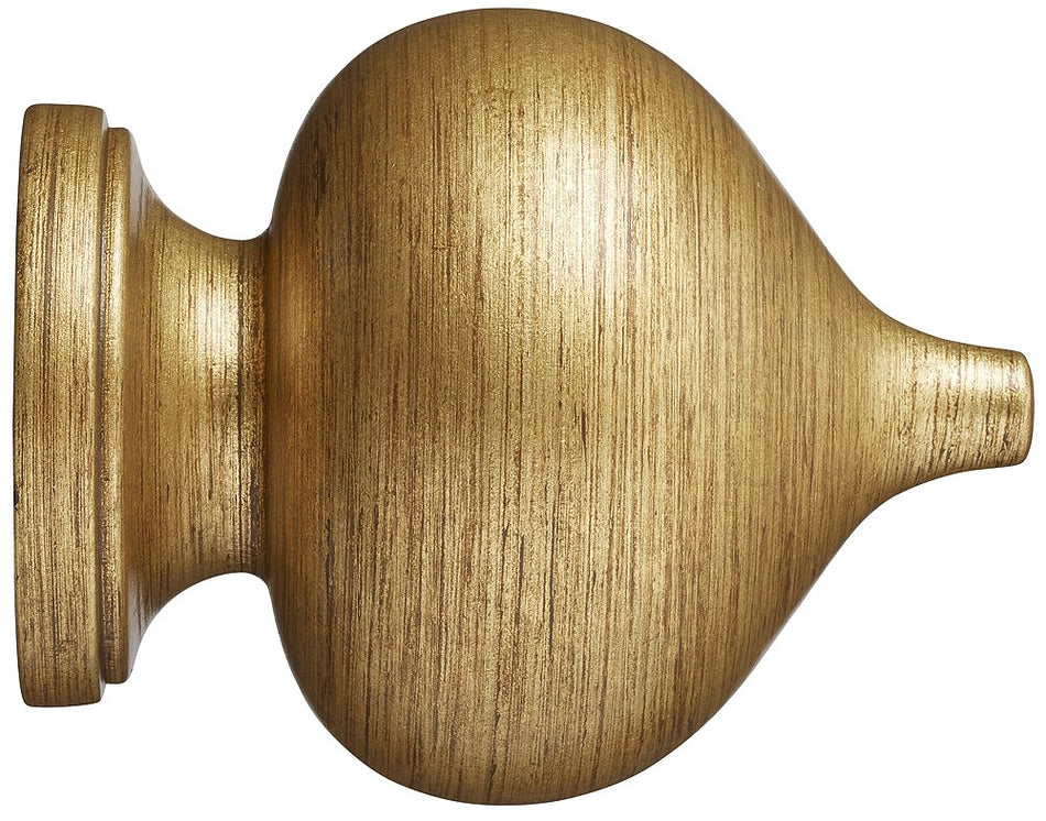 Museum 35mm 45mm & 55mm Finial only Florence Antique Gilt