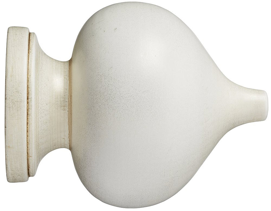 Museum 35mm 45mm & 55mm Finial only Florence Cream Gold