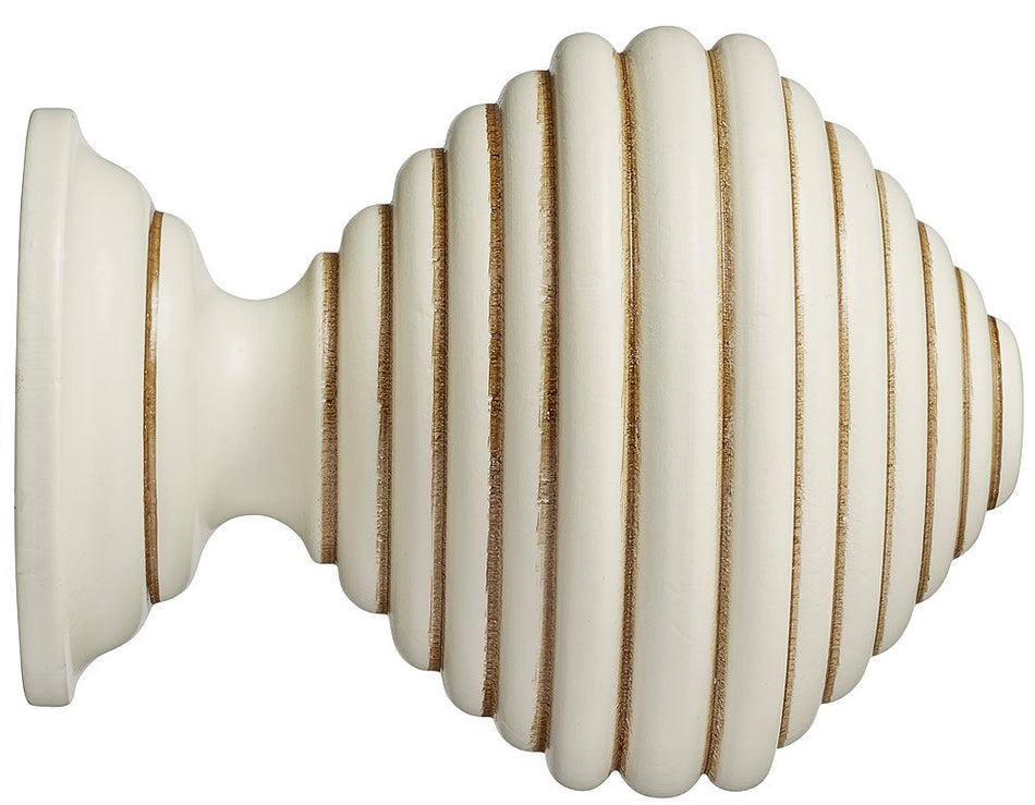 Museum 35mm 45mm & 55mm Finial only Dune Antique White