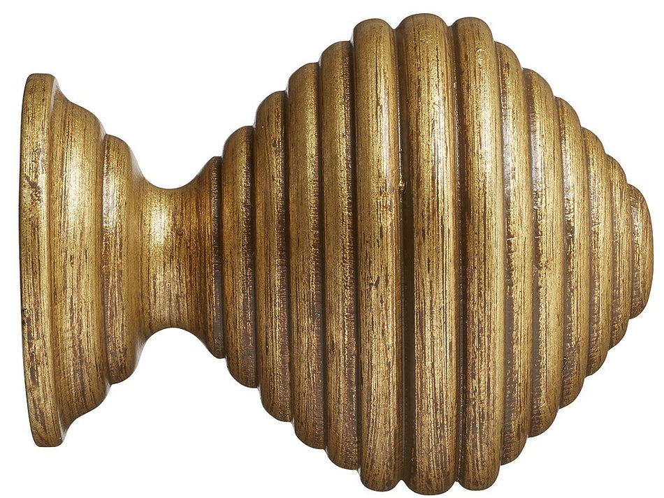 Museum 35mm 45mm & 55mm Finial only Dune Antique Gilt