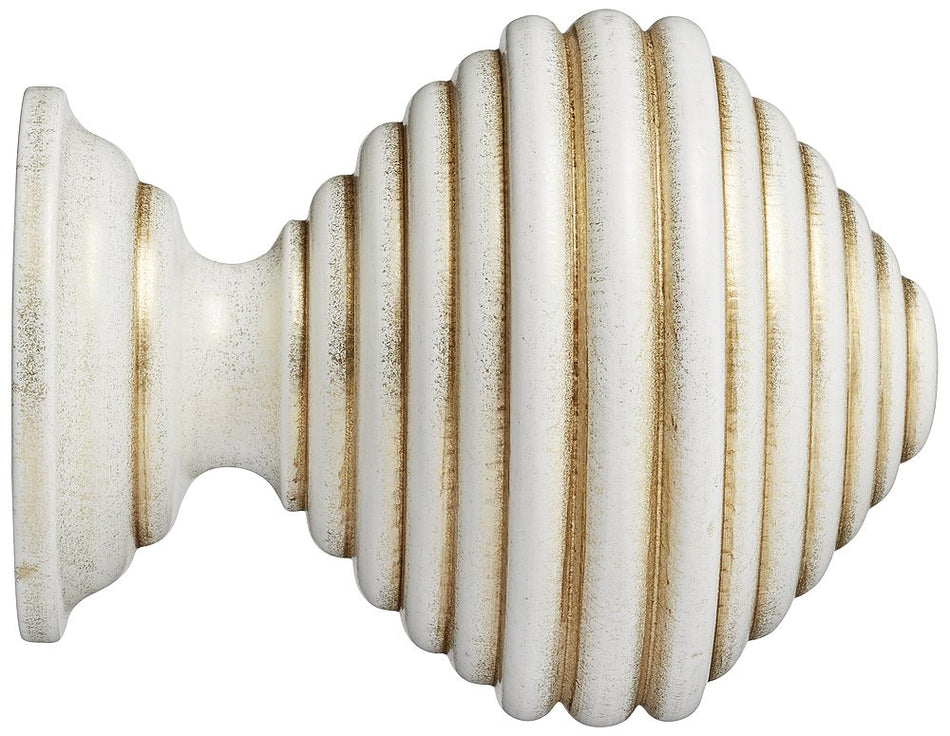 Museum 35mm 45mm & 55mm Finial only Dune Cream Gold