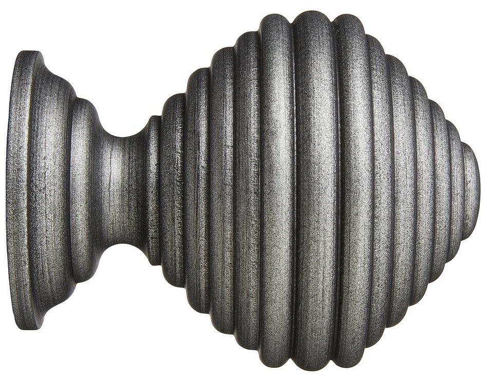 Museum 35mm 45mm & 55mm Finial only Dune Satin Pewter