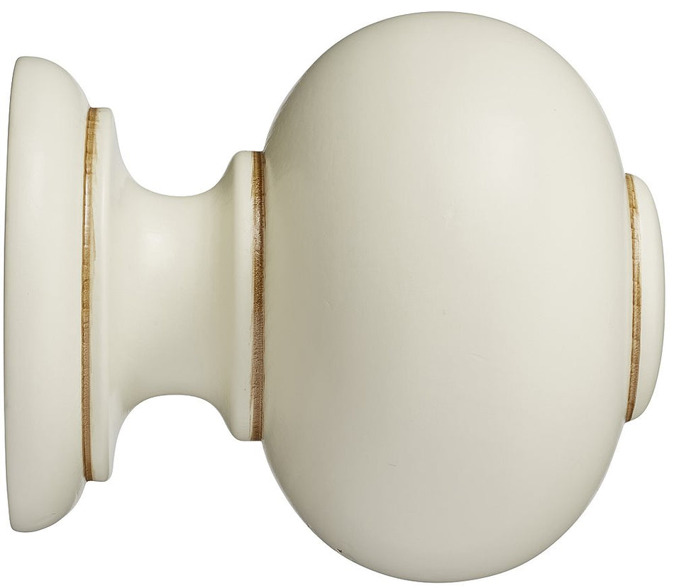 Museum 35mm 45mm & 55mm Finial only Parham Antique White