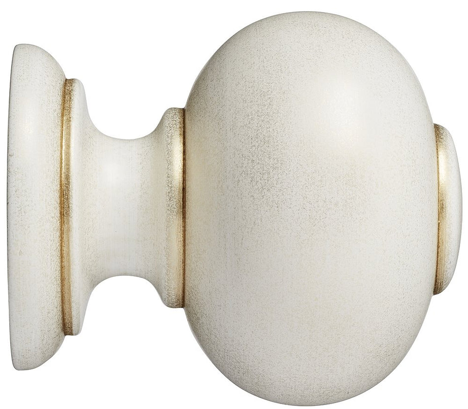 Museum 35mm 45mm & 55mm Finial only Parham Cream Gold