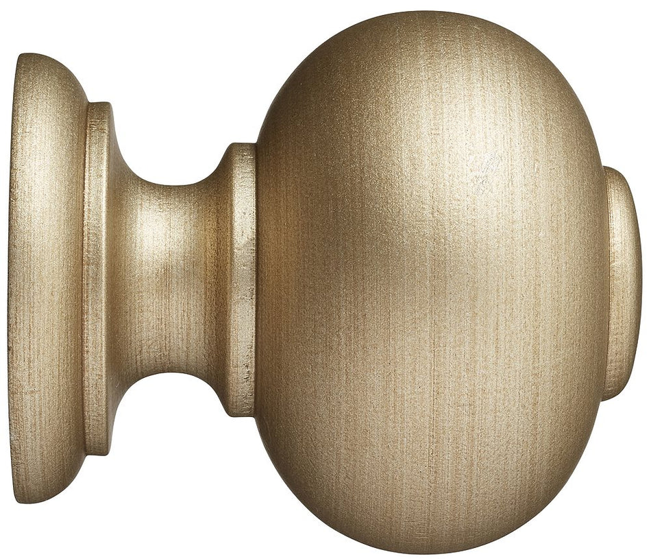 Museum 35mm 45mm & 55mm Finial only Parham Satin Oyster