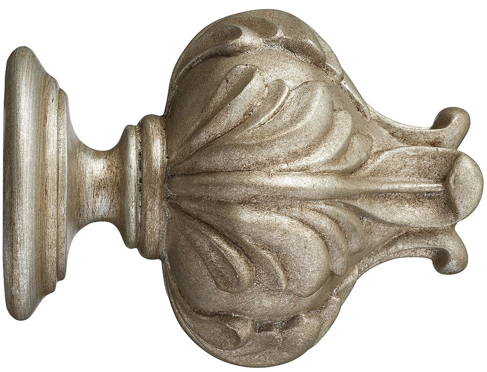 Museum 35mm 45mm & 55mm Finial only Vienna Antique Silver