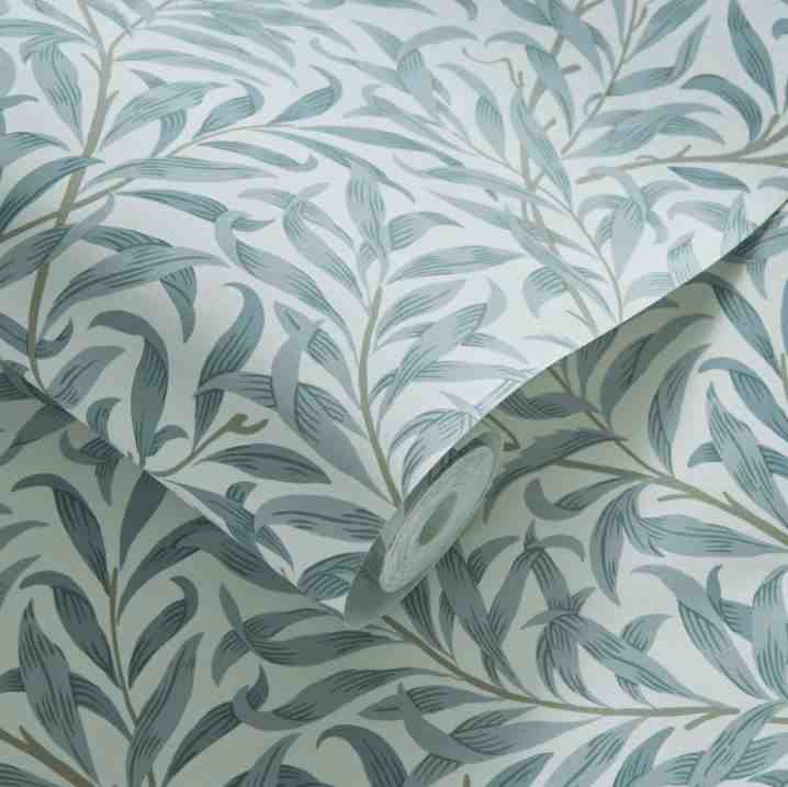 Clarke & Clarke William Morris Willow Boughs Mineral Wallpaper