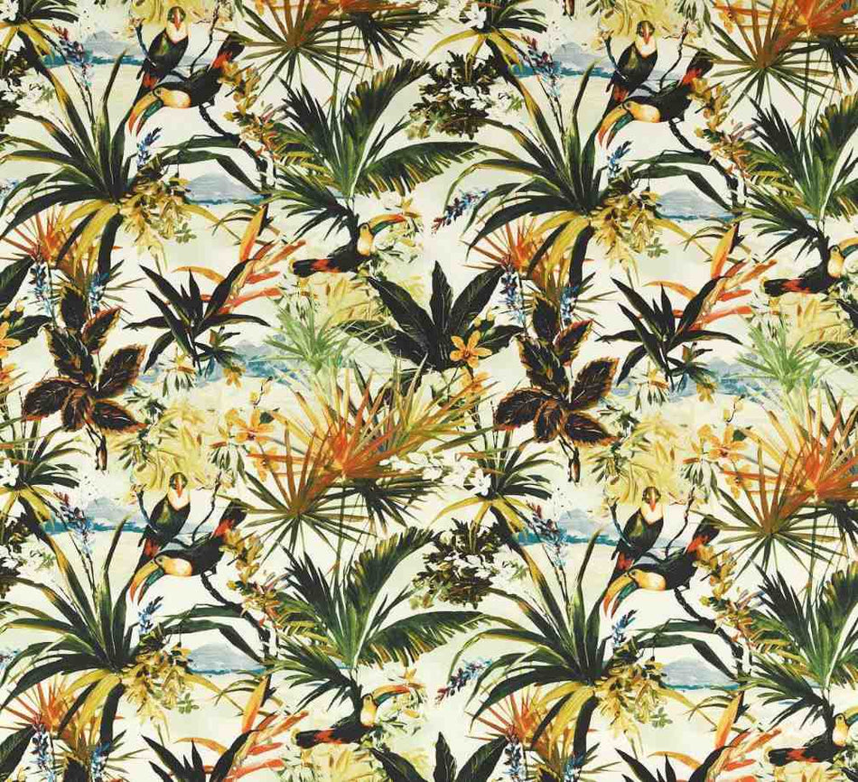 Clarke & Clarke Alfresco Toucan Antique Outdoor Fabric