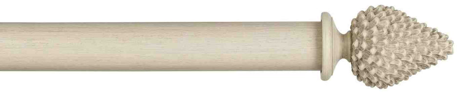 Byron Manor 35mm 45mm 55mm Curtain Pole Urban White Haggerston