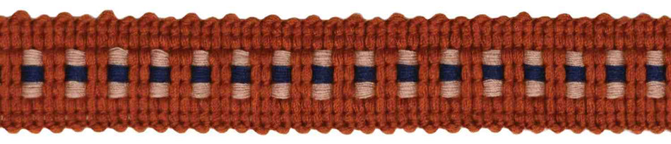 Laura Ashley Anniversary Trimming Narrow Braid Crimson Mix