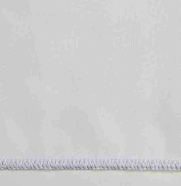 Edmund Bell Plain Leaded Voile White FR Fabric