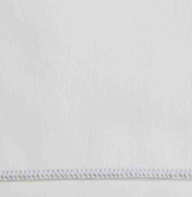 Edmund Bell Slub Leaded Voile White FR Fabric
