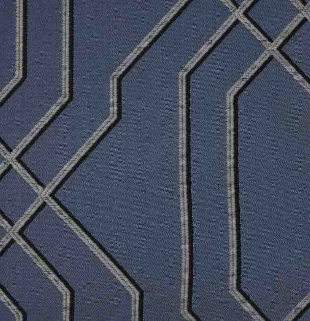 Edmund Bell Soho Club Burlington Cobalt FR Fabric
