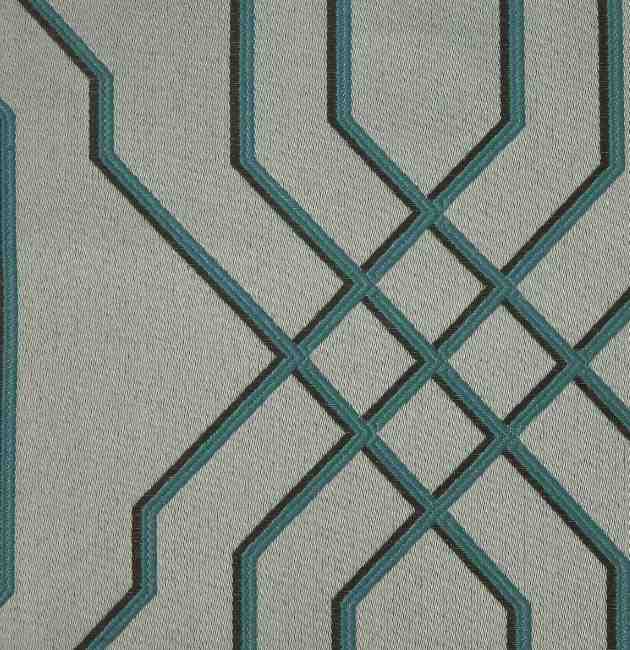 Edmund Bell Soho Club Burlington Azure FR Fabric