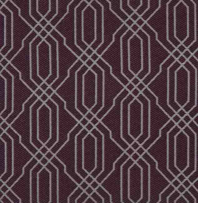 Edmund Bell Soho Club Grosvenor Damson FR Fabric