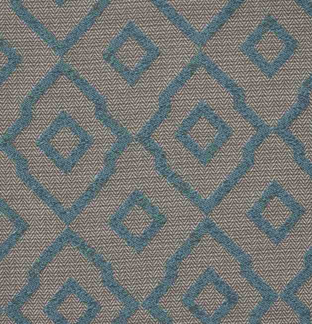 Edmund Bell Sanctuary Divine Teal FR Fabric
