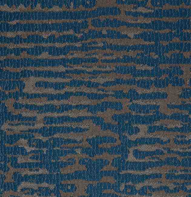 Edmund Bell Sanctuary Rhythm Cobalt FR Fabric