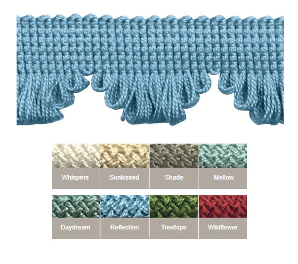 Troynorth Empress Garden Bunting Fan Edge Fringe