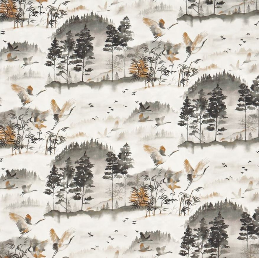 Prestigious Textiles Jasmine Mayumi Honey Fabric