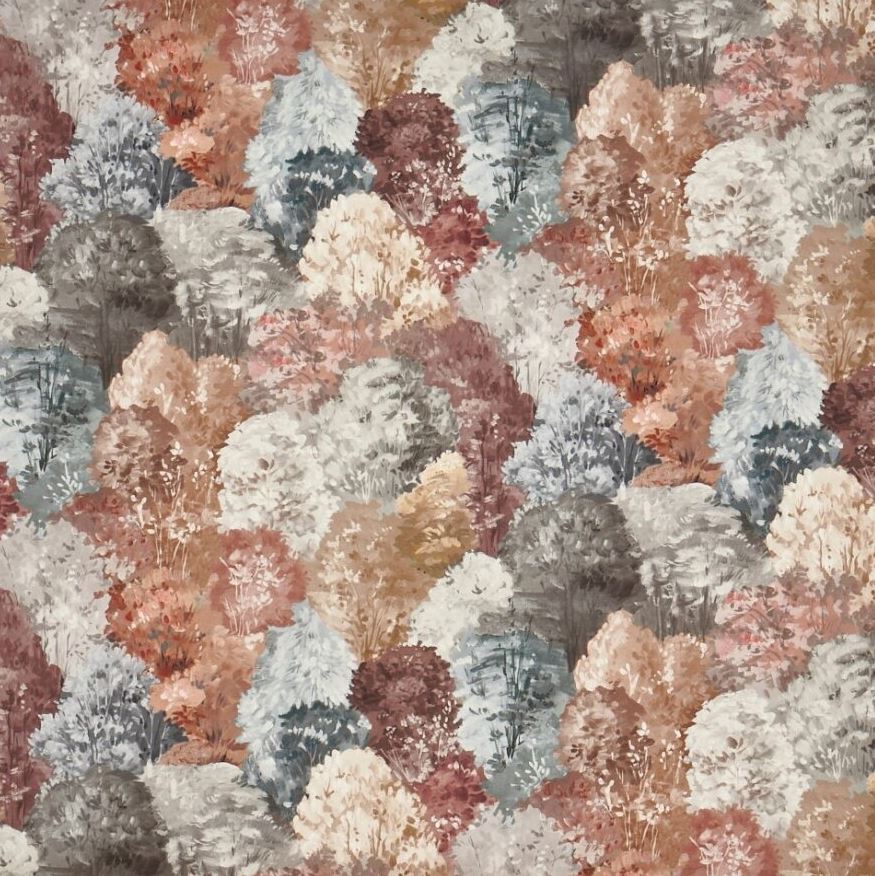 Prestigious Textiles Jasmine Mori Umber Fabric